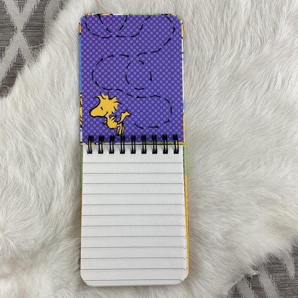 Snoopy Woodstock Hallmark Memo Pad 100 Lined Sheets Spiral Binding 3.25” x 4.25” - Picture 3 of 4